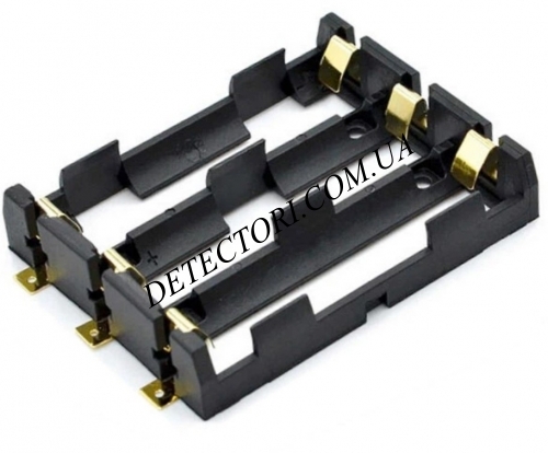 Батарейный отсек SMD 18650 3.7В на 3 батареи фото 1